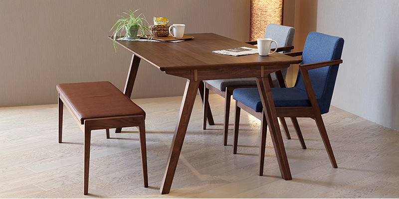 伸長カフェスタイルダイニング家具