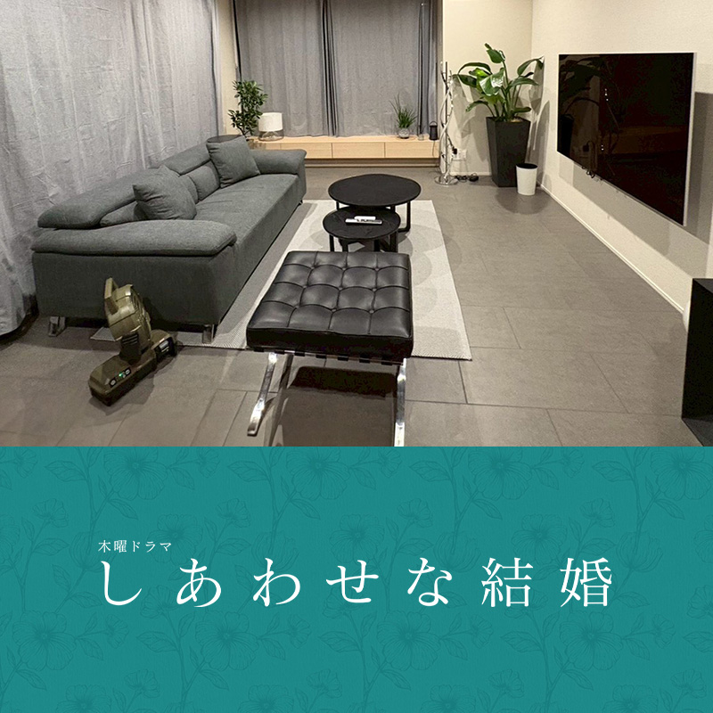 TVドラマ『しあわせな結婚』 インテリア美術協力アイテム