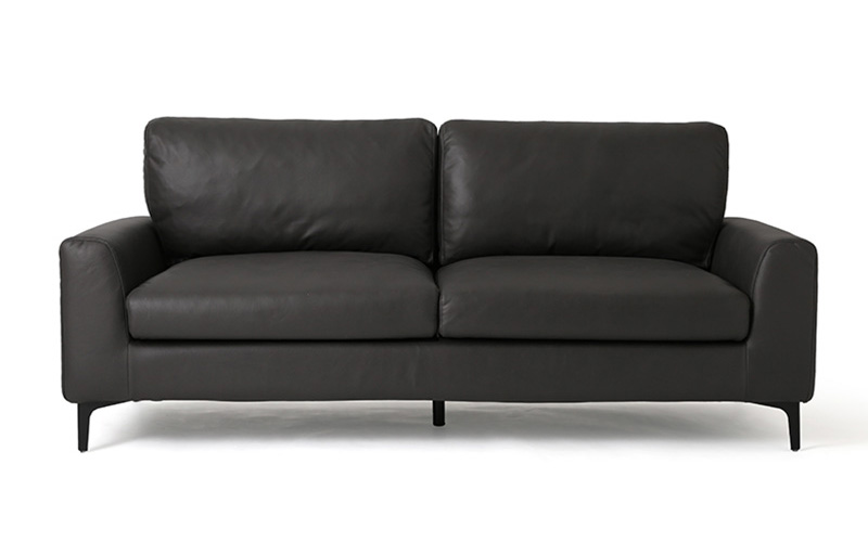 2.5人掛け/カウチソファー『TAPIS Smoky Black』