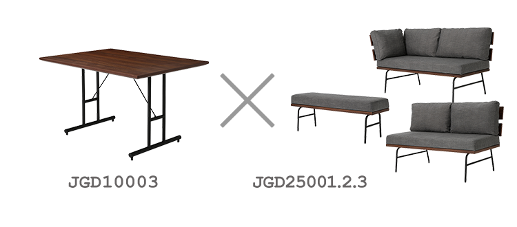 コンテンポラリースタイルダイニングセット（テーブル×チェア）