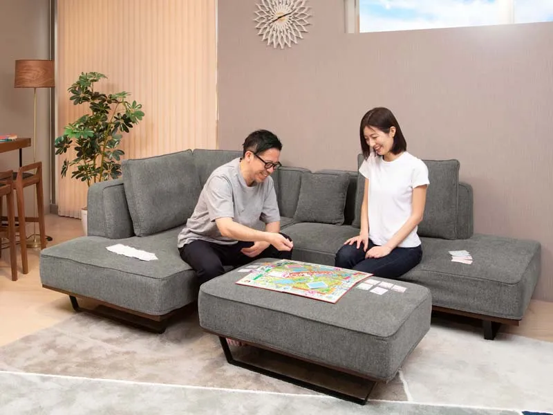 クールなローソファー