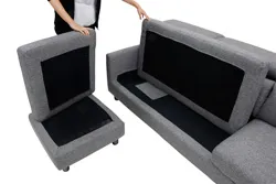 可動ヘッドレスト付きコンパクトカウチソファーMoln(モルン)の組み換え手順12