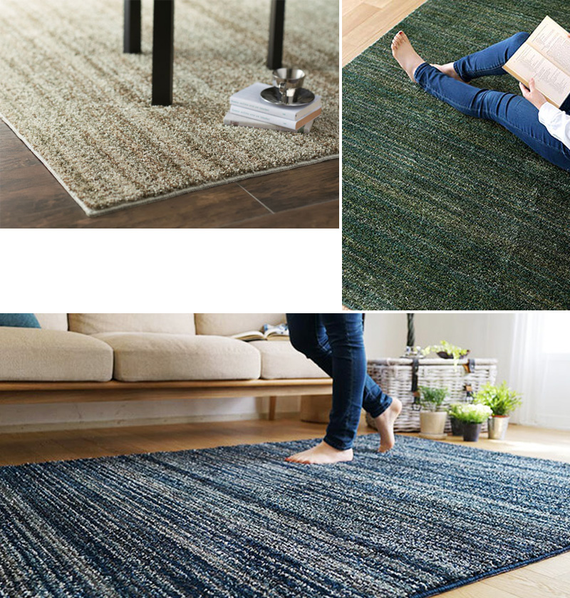 シンプルで使いやすいラグマット「LUSTRE(リュストル)」のカラーイメージ