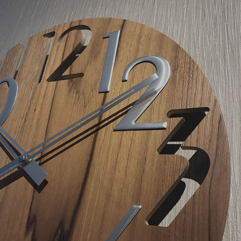 おしゃれな文字盤が魅力のGeorge Nelson(ジョージ・ネルソン)のNumber Clock(ナンバークロック)