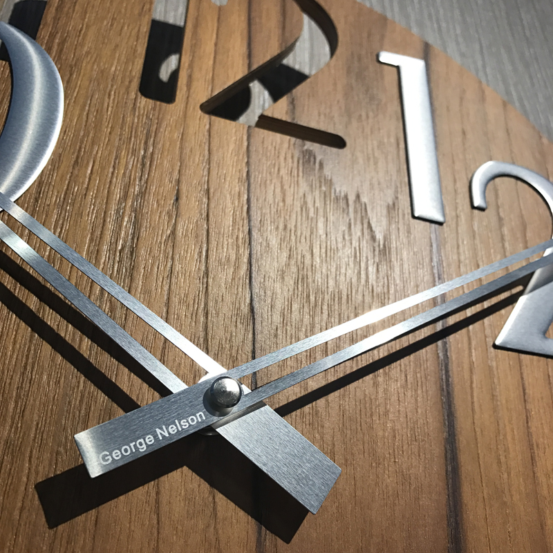 おしゃれな文字盤が魅力のGeorge Nelson(ジョージ・ネルソン)のNumber Clock(ナンバークロック)