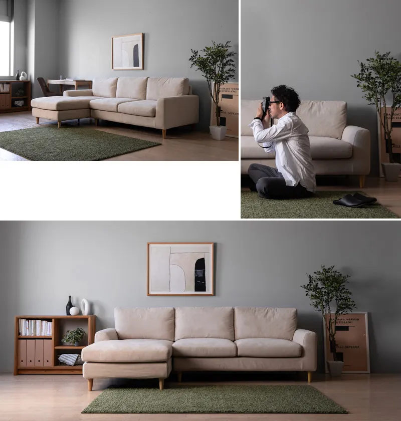 スタイリッシュなデザインが魅力のカウチソファーTAPIS(タピス)のカラーイメージ