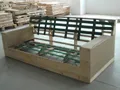 スタイリッシュなデザインが魅力のカウチソファーTAPIS(タピス)の強靭な木枠