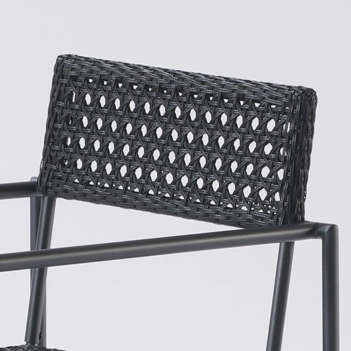 人工ラタンを使用したガーデン家具「PATIO PETITE」MAシリーズの本体素材