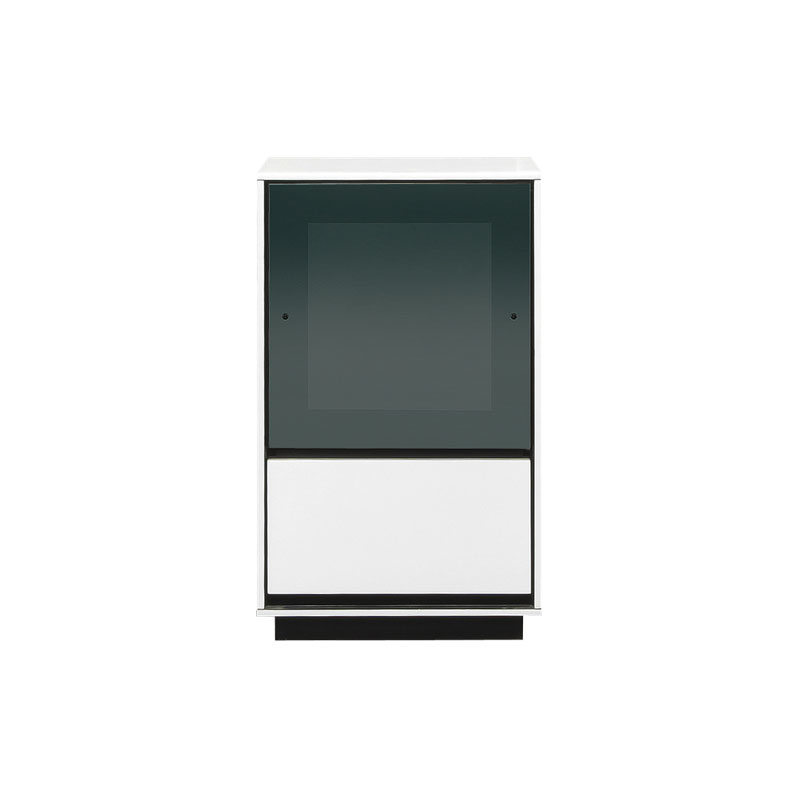 ハイグロスUV塗装を使用したシンプルでスタイリッシュなテレビボード「LUSTER(ラスター)」の収納