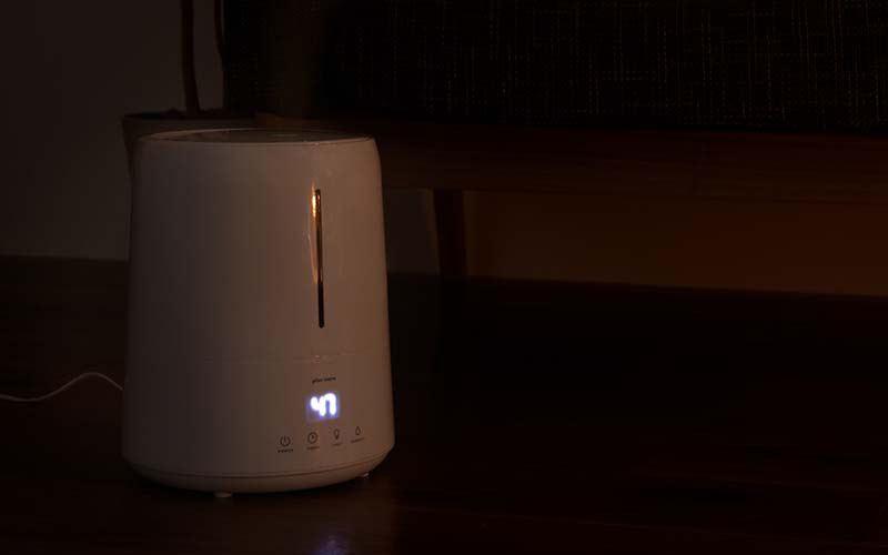 超音波式上部給水加湿器 湿度コントロール機能付