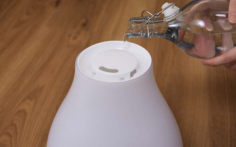 ダブル抗菌上部給水ハイブリッド式加湿器