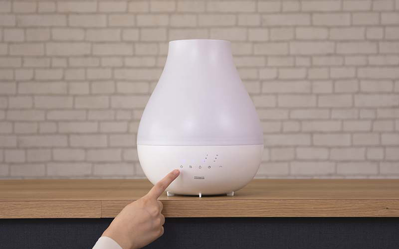 ダブル抗菌上部給水ハイブリッド式加湿器