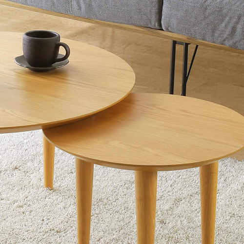異素材がミックスしたデザインカフェテーブル「カチャ」の素材