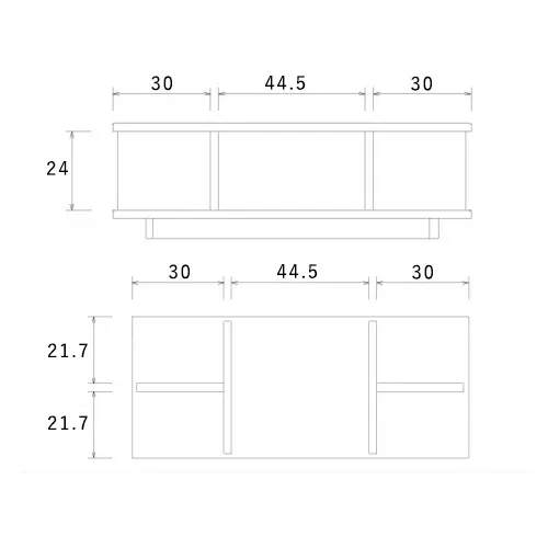 セラミック調のデザインが美しい機能性抜群のリビングテーブル「PI」の収納
