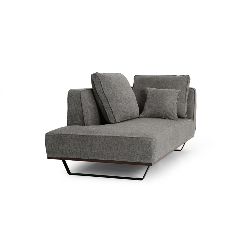 2.5人掛けソファーのシンプルデザインなローソファー「Libero(リベロ)」のアッシュグレー