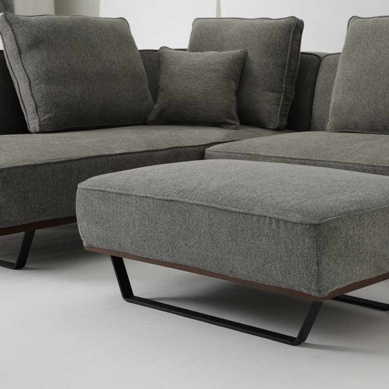2.5人掛けソファーのシンプルデザインなローソファー「Libero(リベロ)」のスツール・オットマン