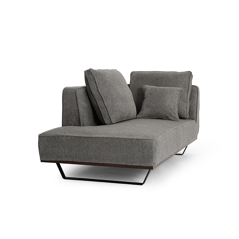 2.5人掛けソファーのシンプルデザインなローソファー「Libero(リベロ)」のアッシュグレー