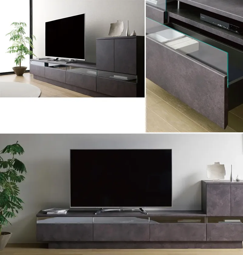 スマートでスタイリッシュなパモウナのテレビボード「RD」のイメージ