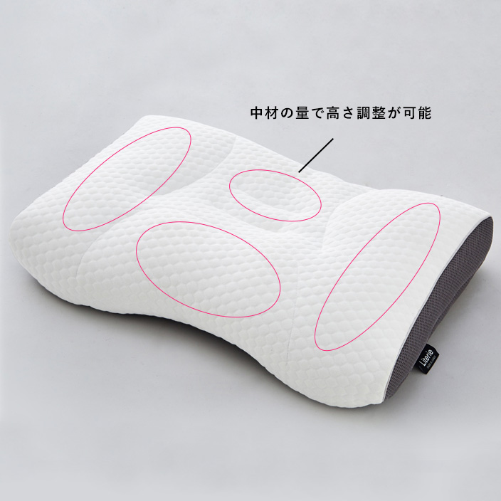 首をしっかり支えて自分好みに調整できる枕「NECK PILLOW(ネックピロー)」の機能