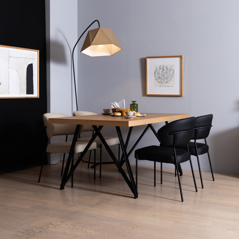 送料無料】160×80セラミックテーブル ライトグレー ダイニングテーブル