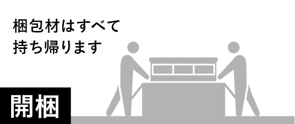 開梱