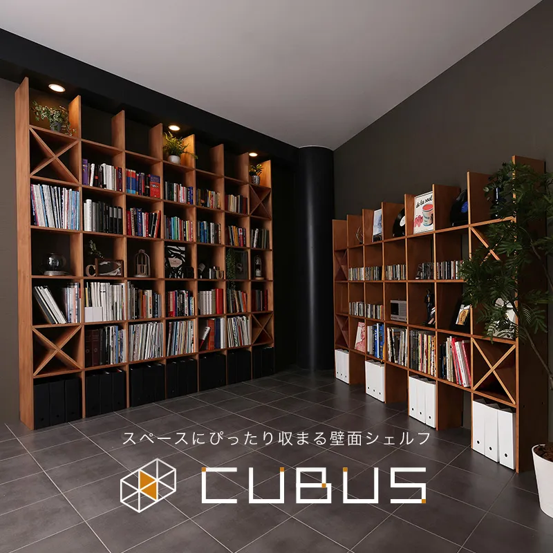 自由自在にぴったりとレイアウトができるシェルフ CUBUS2（クーブス2）  