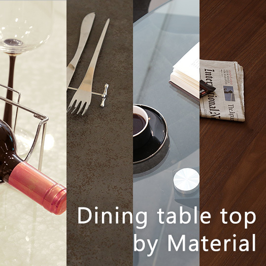 テーブル天板素材で選ぶダイニングテーブルセット特集