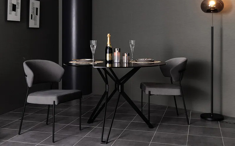 大決算セール10％オフ！】クールモダン ダイニングセット D10109-GY