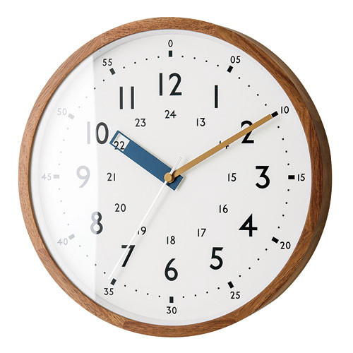 フラマン(FLAMANT)の掛け時計 知育にも適した文字と高い視認性が魅力の掛け時計 【Storuman ストゥール