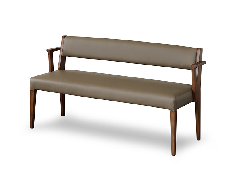 背付きベンチ「イライ」/幅147cm