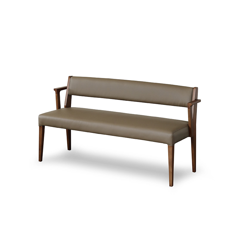 年末セール5％オフ！】背付きベンチ「イライ」 - 家具・インテリア通販