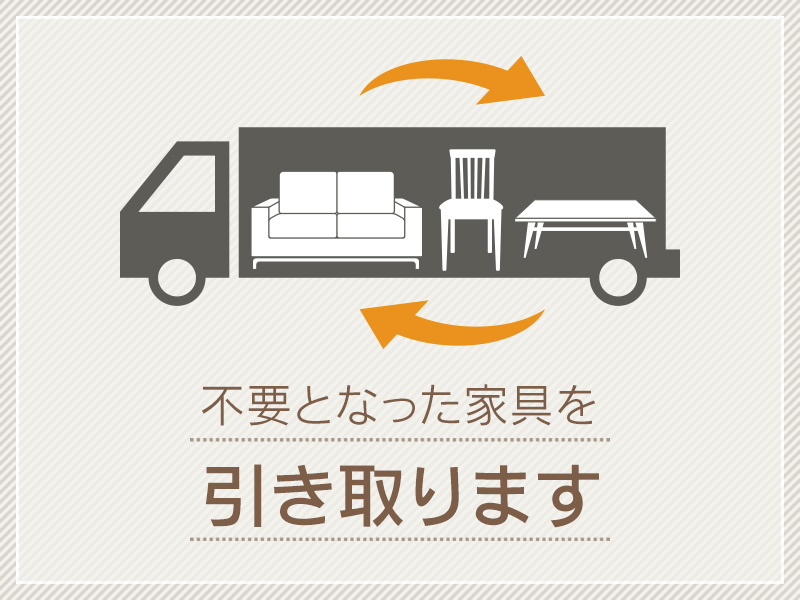 不要家具の引き取り費用