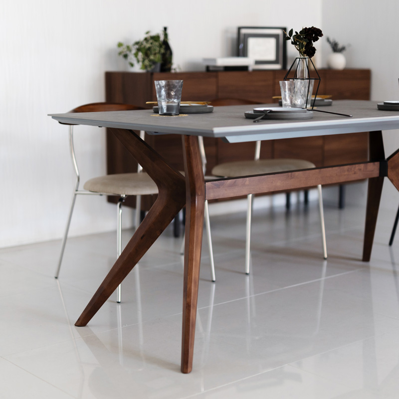 セラミックインテリア ダイニングセット JCD10004-180×JCD20004-LL