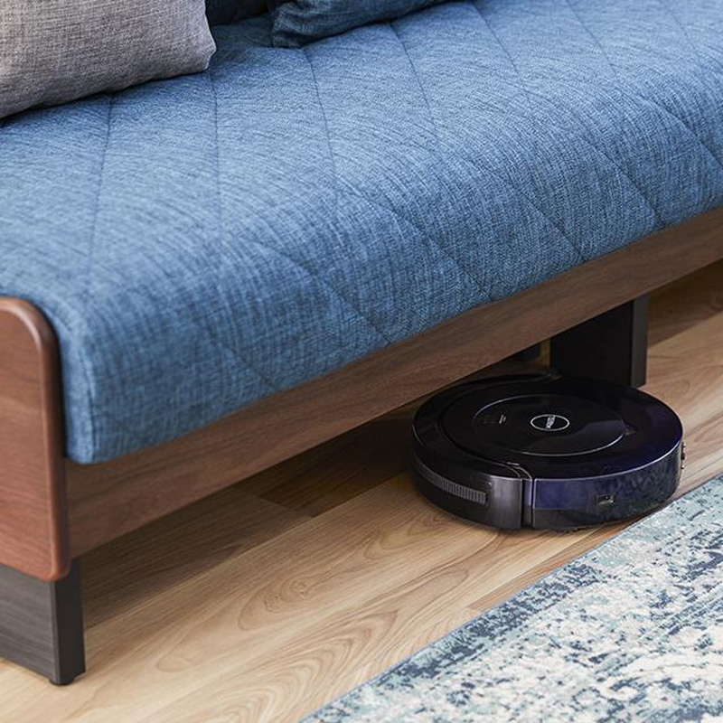 足元の高さは13㎝設け、お掃除ロボットが通れるため日々のお手入れも楽に行えます。
