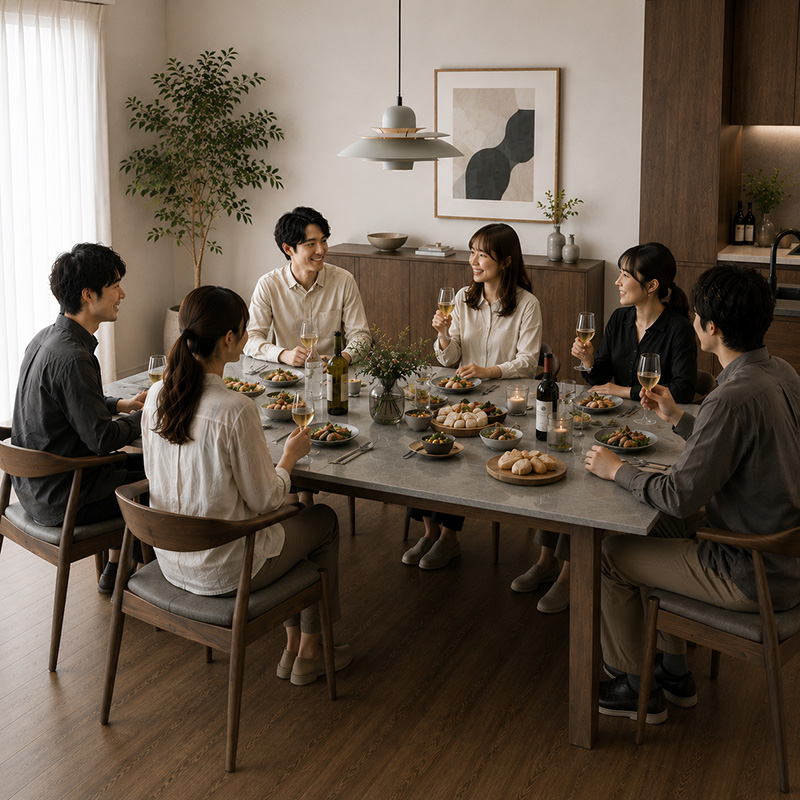 6人用ダイニングテーブル