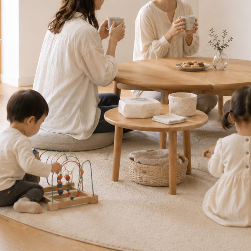 子育て世帯におすすめのテーブルBEST3:ネストテーブル