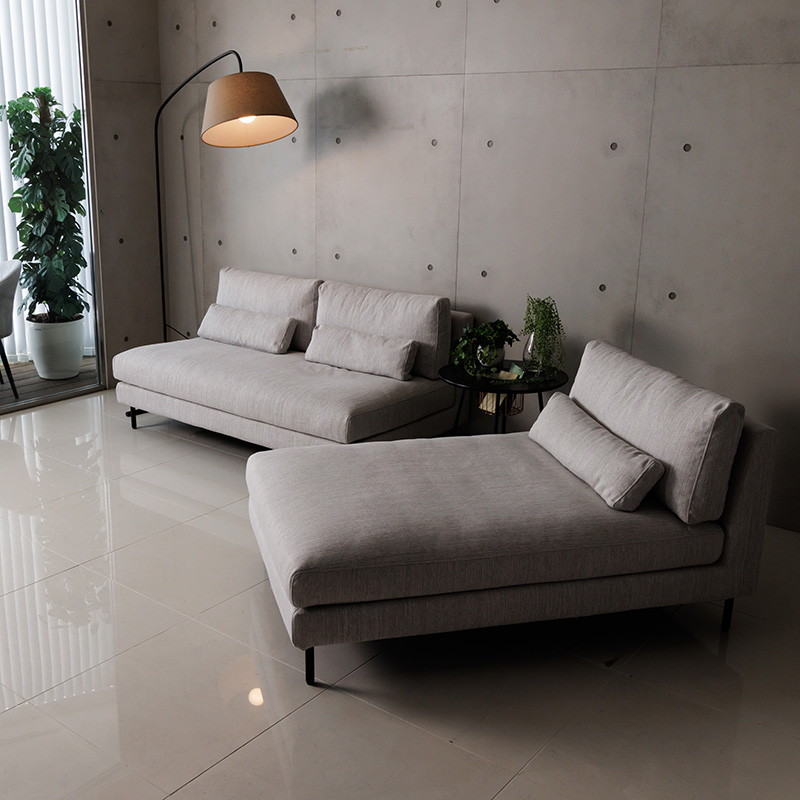 STELA[VSL11062]シェーズロングソファー用替えカバー - 家具