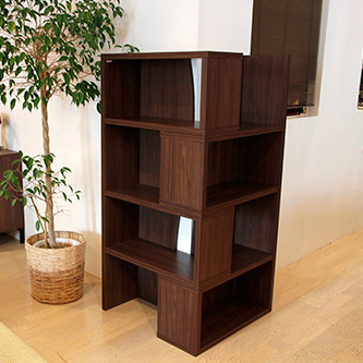 オープンラック「J FLAP」/幅75〜139cm/高さ150.2cm(4段) - 家具