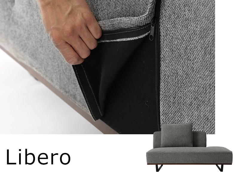 【大創業祭20％OFF！】「Libero(リベロ)」2人掛けソファー用カバー/幅151cm