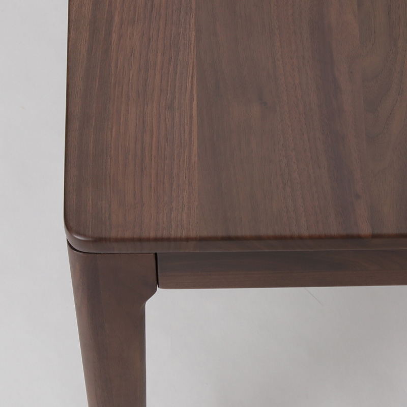 ダイニングテーブル/幅130cm/無垢材/ウォールナット - 家具