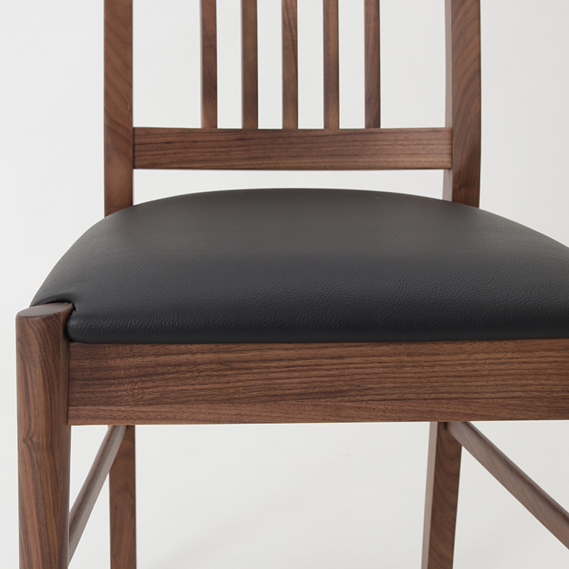 ダイニングチェア/幅46cm/ウォールナット - 家具・インテリア