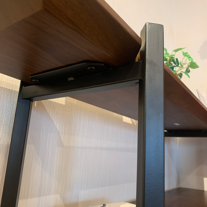 飾り棚 オーダー家具 マットなブラック 美品 ガラス彫刻 飾り棚