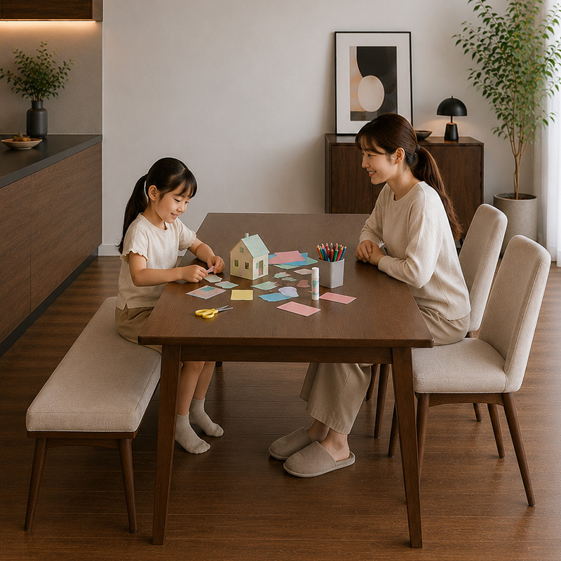 小学生に合ったダイニングテーブル