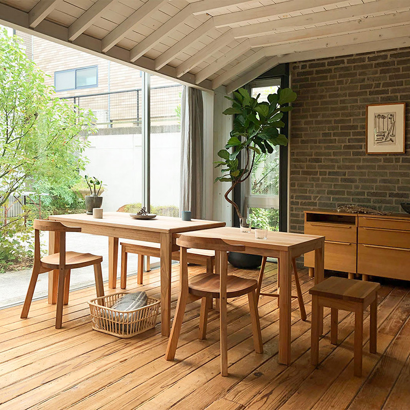 ダイニングテーブル「Aki(アキ)」/4～6人掛け/伸長式 - 家具