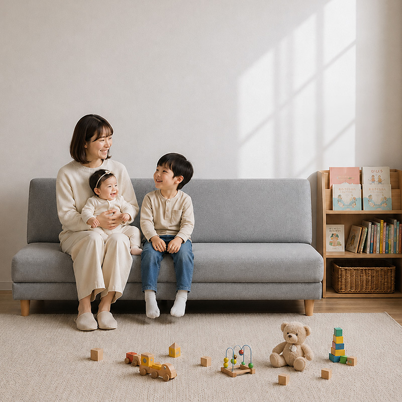 子育て世帯の収納家具は「成長に合わせて使えること」が大切