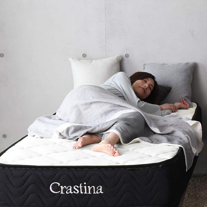 Crastina ポケットコイルマットレス　ベッド セミダブルベッド「CALM(カーム)」 - 家具・インテリア通販の【公式