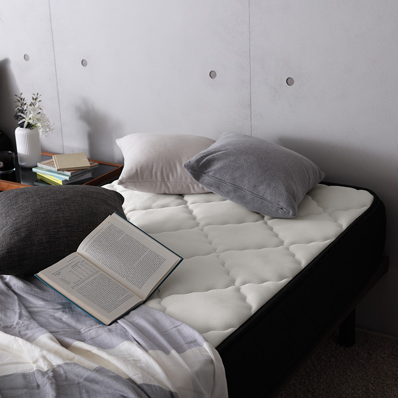 ダブル】マットレス（ポケットコイル） リバーシブルで夏冬快適