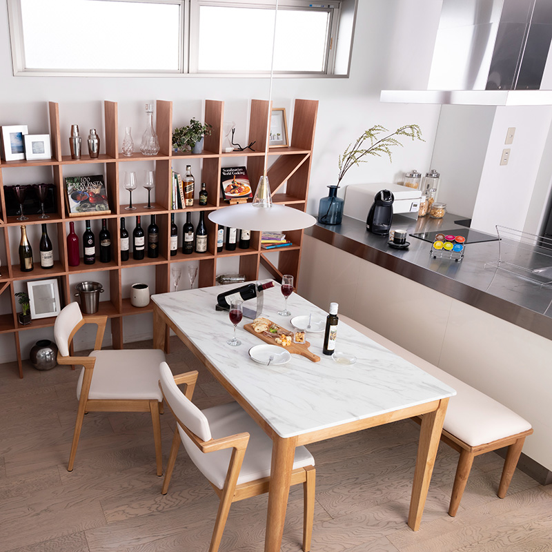 【美品】クラスティーナ ダイニングテーブル（4人掛け ※小傷あり 家具フェス5％オフ対象商品※】ダイニングテーブル「Clerio