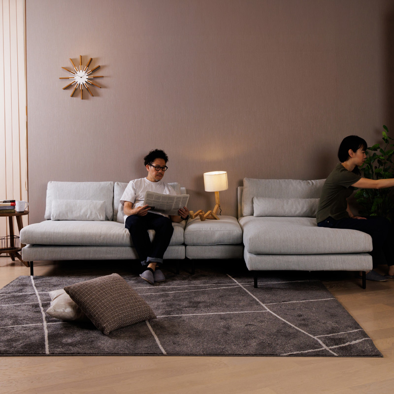 カウチソファー「STELA(ステラ)」/肘なし - 家具・インテリア