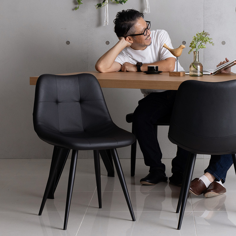 Y184 ダイニングチェア 椅子 黒 Y184 ダイニングチェア 椅子 黒